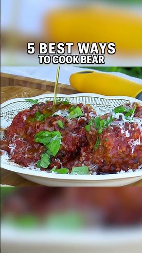 The 5 best ways to cook bear! 🐻🥩 #cooking #blackbearmeat #hunting #bearmeat #deliciousfood