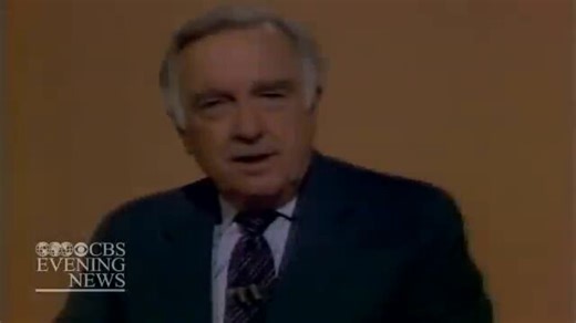 "And that's the way it is": Walter Cronkite's final sign off, March 6th, 1981.It was another time and it was another place.