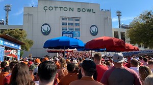 Football Fans Bring the Energy to Fair Park for Red River Showdown
