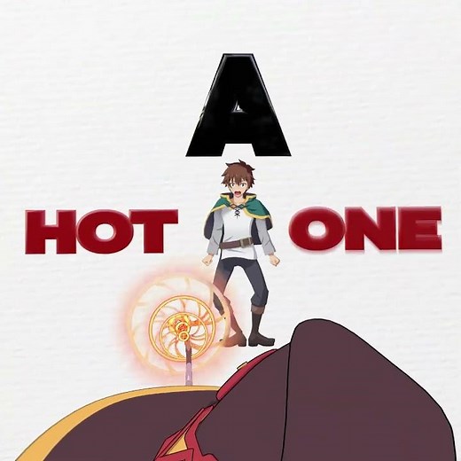 #megumin and #kazuma bang bang she shot me animation meme #shorts