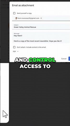 Email Documents Directly From Google Docs Instantly! #googledocs