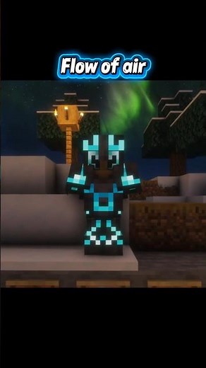 Flow of Air" - The BEST Armor Trim Combo in Minecraft! 🌬️