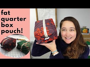 Beginner friendly zipper bag - just 1 fat quarter!