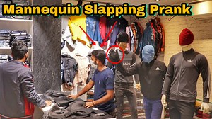 33K views · 1K reactions | Mannequin Slapping Prank Funny Reaction prank in kolkata | The Crazy Infinity | Facebook
