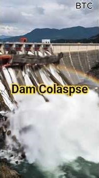 DAM COLLAPSE #shorts #trending #viral #dam #water