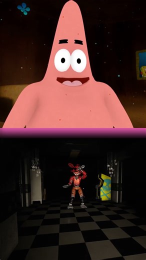 Patrick Insults Foxy #roblox #spongebobmemes #fnaf #roblox #fyp #spongebob