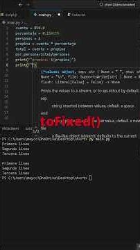 Python Ejercicios #1 | Calculadora de propinas #programacion