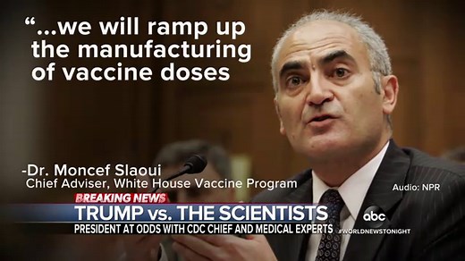 After rebuke from Trump, CDC director backed by top disease experts