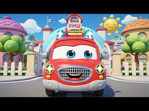Mini Fire Engines Go Nee Naw Nee | Fire Truck Song & Rescue Adventure