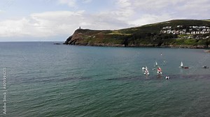 Port Erin Beach, Isle of Man Aerial View