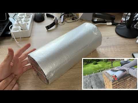 fowong Aluminum Waterproof Adhesive Tape Butyl Aluminum Sealing Tape Unboxing and Instructions