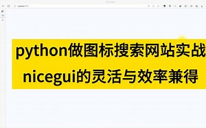 python做一个图标搜索网站实战，nicegui的灵活与效率兼得