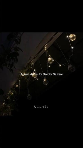 Aaram aata hai deedar se tere🫣👀💞 #Lyrics edit Status#lyricvideo #lyrics_whatsapp_status #fypシ゚viral