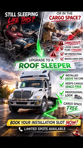Upgrade Your Truck with a Roof Sleeper for Comfort