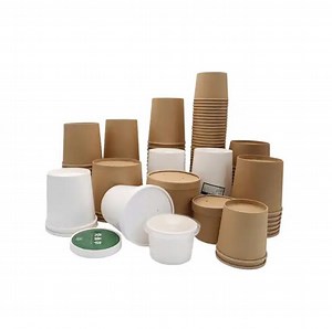 [Hot Item] Kraft Paper Food Containers Ice Cream Food Paper Cups