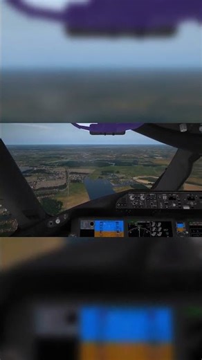 B787 ILS Approach, Schiphol Airport, Take Off and Landing Challenge #shorts #aviation #airport