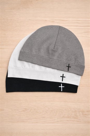 Embroidered Cross Skull Cap Beanie – Lightweight Streetwear Unisex Minimalist Hat - Etsy
