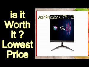 Acer Predator XB273U V3 Features - Important Information