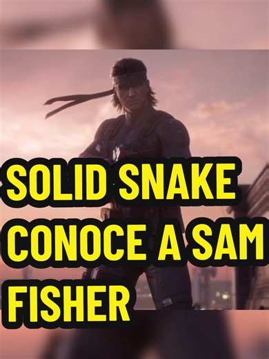 Solid Snake conoció a Sam Fisher #solidsnake #samfisher #rainbowsixsiege