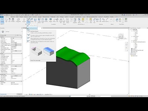 how to model a roof by extrusion in Revit 2022