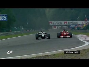 2000年F1ベルギーGP 時速300km超えの3ワイド！ ミハエル･シューマッハVSミカ･ハッキネン