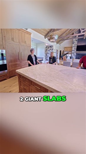 Is Your DREAM Kitchen Countertop Made from Just TWO Huge Slabs?