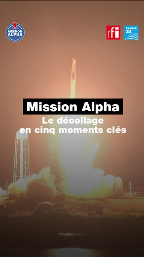 Décollage réussi pour Thomas Pesquet et la #MissionAlpha ! Revivez le départ du spationaute et de son équipe vers la Station spatiale internationale en cinq moments clés ⤵️ | RFI