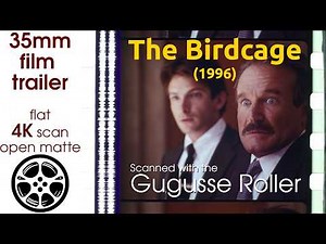 The Birdcage (1996) 35mm film trailer, flat open matte, 4K scan *CROPPED