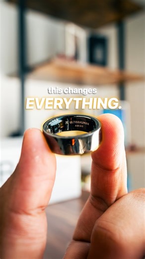 Anubhav Roy | Tech + Taste on Instagram: "Comment: "ULTRA" to get the link in your DMs! This @ultrahumanhq Ring AIR has completely changed the way I track my health. From my sleep, to my recovery, and daily movement, it gives me all the information at one place, and all this without a subscription cost. Truly incredible. Like and follow for more! . . . . . . . . #ultrahuman #ringair #ouraring #whoopband #fitnesstracker #smartwatch #trendingreels #trending #techreels #ultrahumanringair #anubhavro