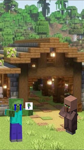 Minecraft cat saves zombie kid part 2 #sad story Minecraft #minecraft sad #minecraft memes