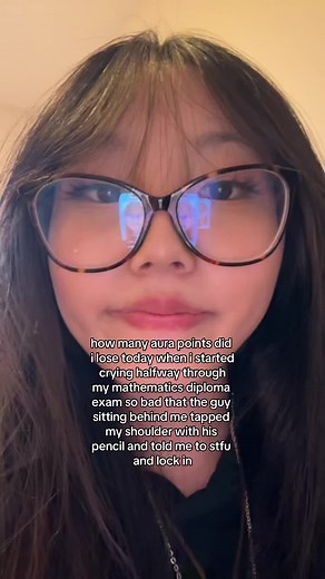 wasn’t even crying about math 😭 but it’s ok we laughed ab it after | crying in class