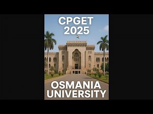 About CPGET 2025 Notification !!