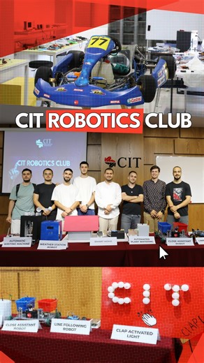 CIT on Instagram: "💢𝐑𝐎𝐁𝐎𝐓𝐈𝐂𝐒 𝐂𝐋𝐔𝐁 • 🤖CIT proudly presented the outstanding work of Robotics Club, where engineering precision, innovation, and teamwork come together to deliver cutting-edge technological solutions. 🚀Through carefully developed prototypes and forward-thinking designs, our students are demonstrating not only technical expertise but also a clear vision for the future of automation and smart systems. 📡This presentation marks just the beginning, greater challenges and