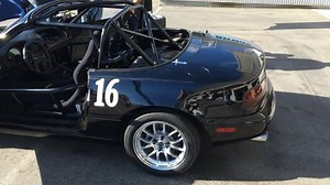 4.7K views · 267 reactions | For the second year in a row, we're delivering a fresh V8 build at Mazda Raceway Laguna Seca. Right off the trailer and on to the track! | Flyin' Miata | Facebook