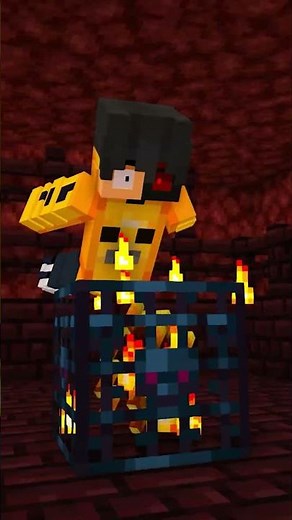 Minecraft but I'm HUNTED by GRASS! #shorts