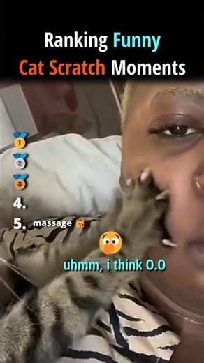This CAT SCRATCHED her and ... 🙀 (Ranking Funny Cat Scratches)