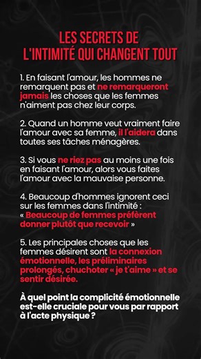 ❤️ Les secrets d'une intimité épanouie #citations #motivation #citationsprofondes