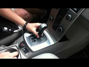 Volvo S40, Automatic Shift Knob Removal