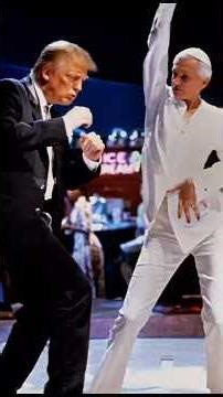 LABUE MUSIC VIDEO : YOU NEVER CAN TELL / PULP FICTION TWIST DANCE BATTLE FEAT. TRUMP & POPE LEO (AI)