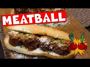 Meatball Parm Sandwich Recipe | Meatball Parmesan