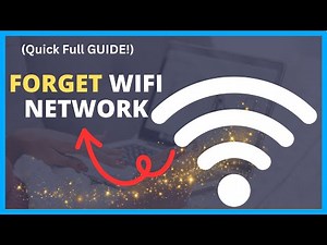 How to Remove a Wireless Network in Windows 10 (QUICK FULL GUIDE!) | Forget/Delete WIFI Network