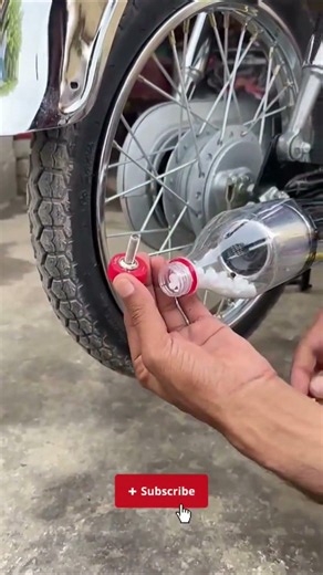 tyre puncture jugaad 😱✅ #bike #mechanic #trending #shorts #viralshorts