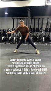 Curtsy Squat to Lateral Lunge