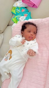 Congratulations to us. 💃 Our golden baby, Alina, is one month today. She’s adorable. 🥰 | AngieNation