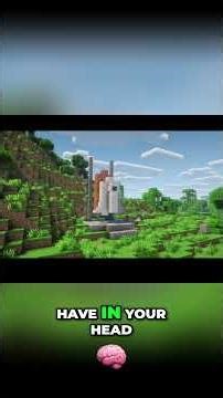 Minecraft Rocket Build: Epic Shop Challenge! #shorts