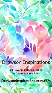 10 Captivating Patterns Reverse Coloring Pages Bundle for Mindful Creativity. Downloadable PDF Reverse Coloring Book. Instant Download. - Etsy
