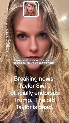 Taylor Swift Endorses Trump - The Old Taylor is Dead