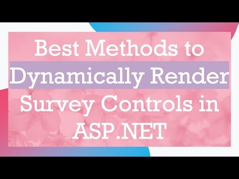 Best Methods to Dynamically Render Survey Controls in ASP.NET