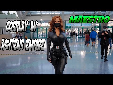 Comic Con Black Widow Cosplay by Ashten .Ashtens Empire Hot cosplay