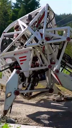 The Giant Robot That Challenged MrBeast #mrbeast #robotics #manvsrobot
